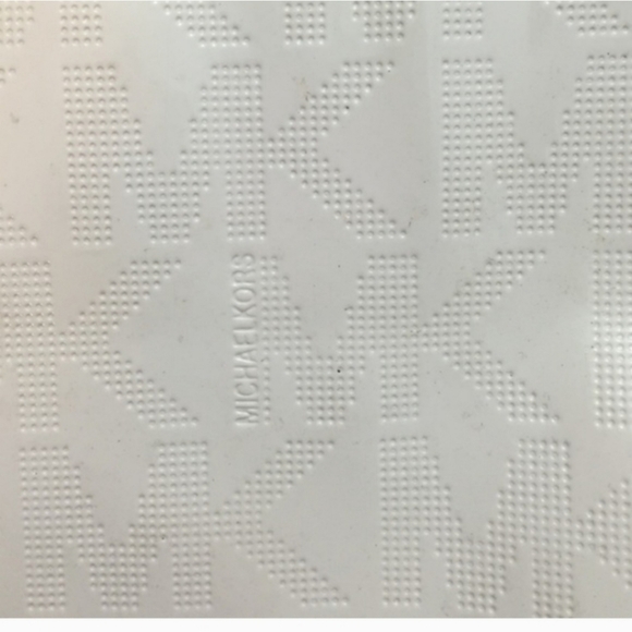 Michael Kors Jet Set white Monogram logo Tote/shoulder bag NWT - Picture 5 of 12